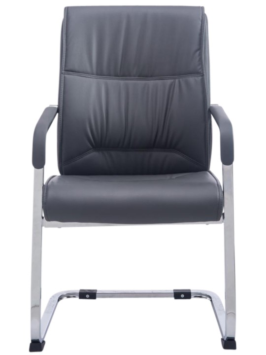 Conjunto de 2 sillas voladizas XL Anubis, gris