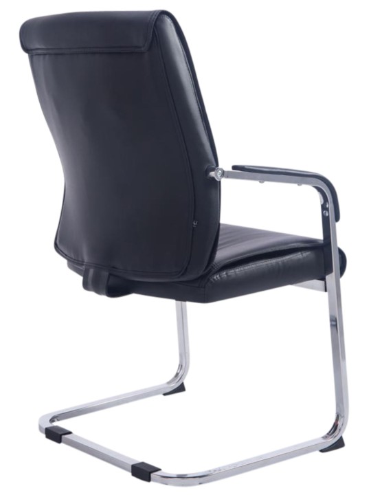 Conjunto de 2 sillas voladizas XL Anubis, negro