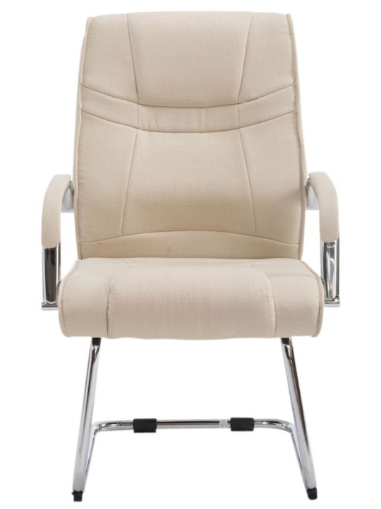 Conjunto de 2 sillas tela Atila, crema Conjunto de 2 sillas tela Atila, crema