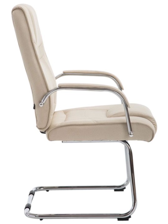 Conjunto de 2 sillas tela Atila, crema Conjunto de 2 sillas tela Atila, crema