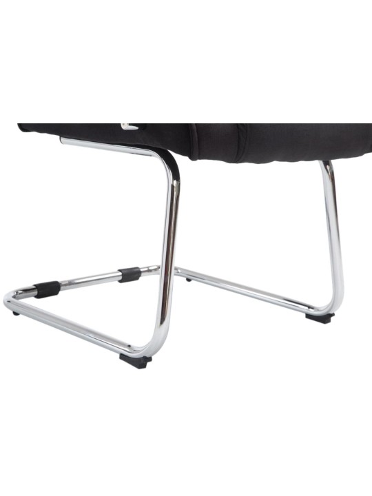 Conjunto de 2 sillas tela Atila, negro