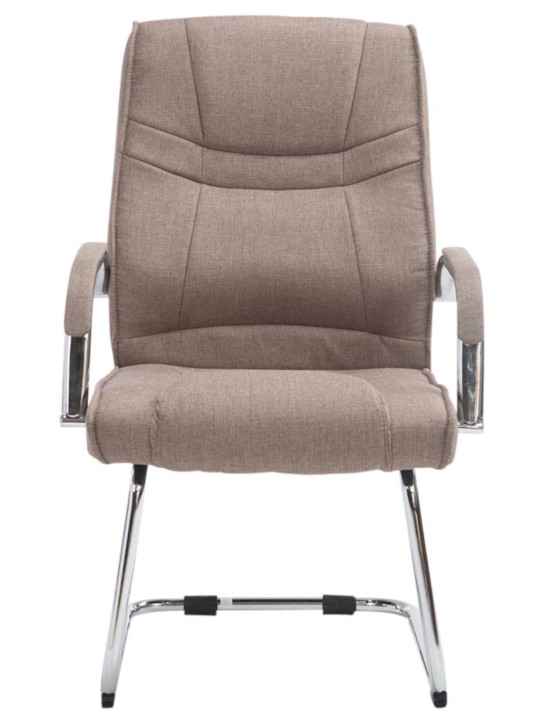 Conjunto de 2 sillas tela Atila, taupe