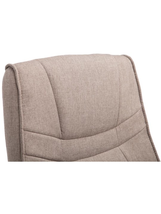 Conjunto de 2 sillas tela Atila, taupe