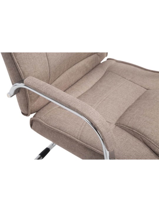 Conjunto de 2 sillas tela Atila, taupe