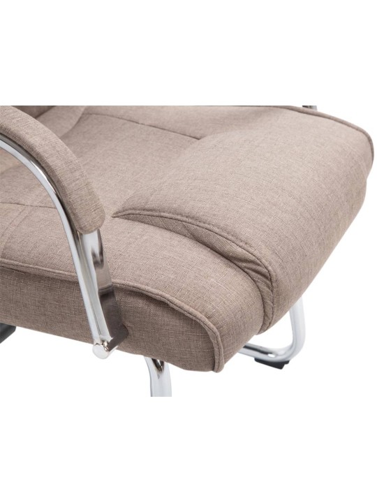 Conjunto de 2 sillas tela Atila, taupe