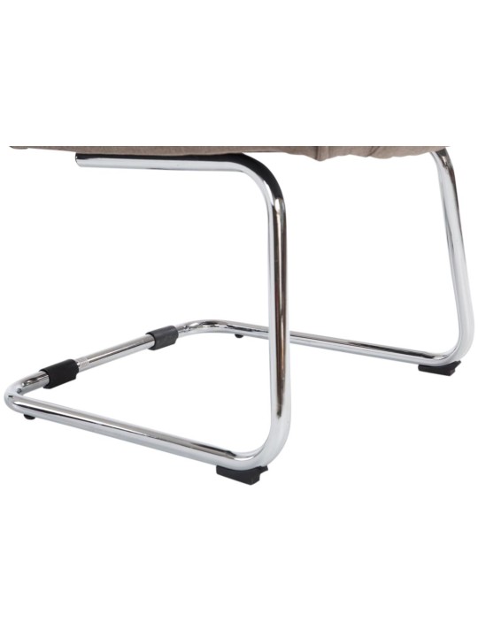 Conjunto de 2 sillas tela Atila, taupe