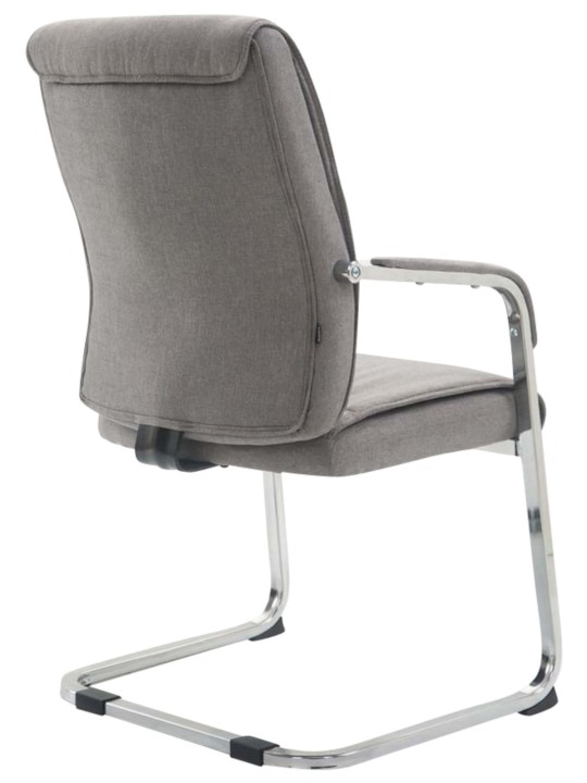 Conjunto de 2 sillas voladizas XL tela Anubis, gris