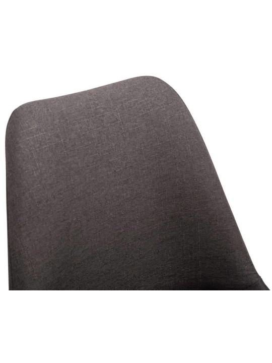 Conjunto de 4 sillas Maverick W tela, gris oscuro