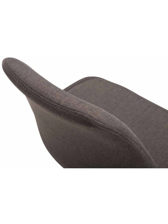 Conjunto de 4 sillas Maverick W tela, gris oscuro