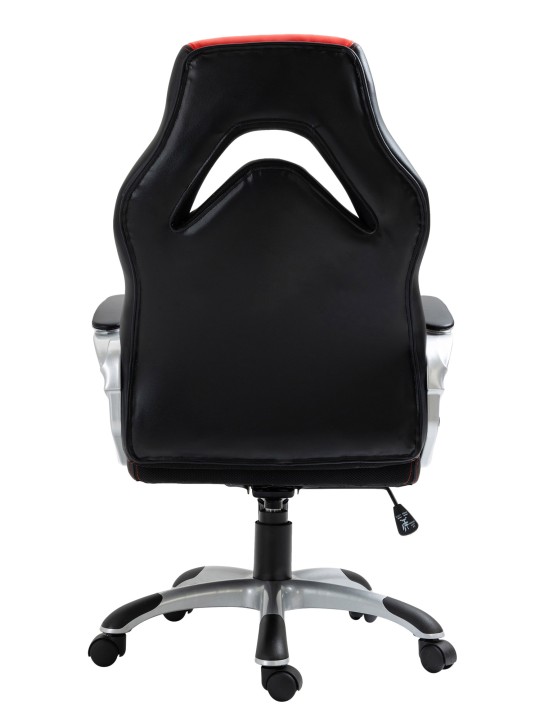 Silla de oficina Foxton piel sintética, negro/rojo Silla de oficina Foxton piel sintética, negro/rojo