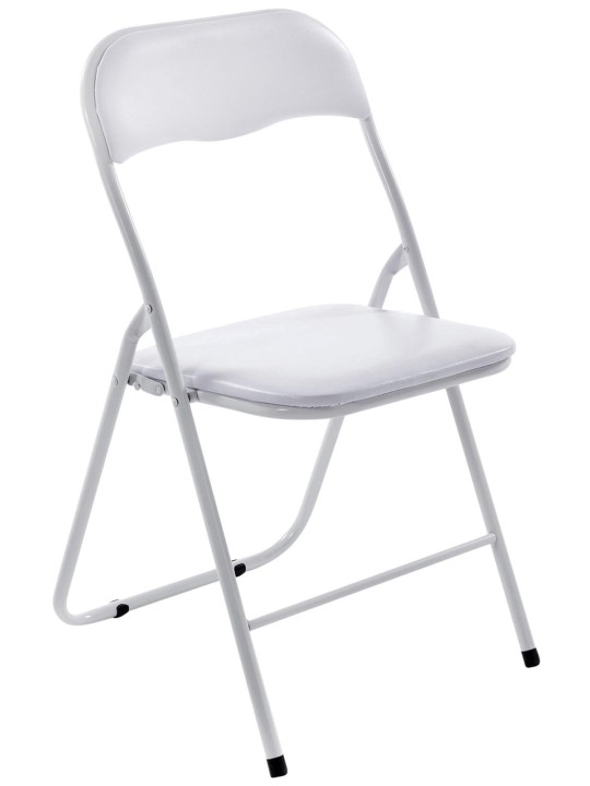 Conjunto de 2 sillas plegables Felix, blanco/blanco Conjunto de 2 sillas plegables Felix, blanco/blanco
