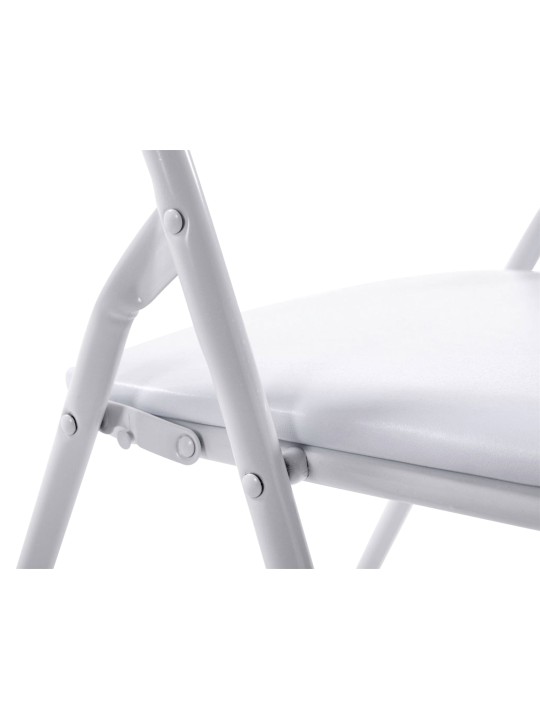 Conjunto de 2 sillas plegables Felix, blanco/blanco Conjunto de 2 sillas plegables Felix, blanco/blanco