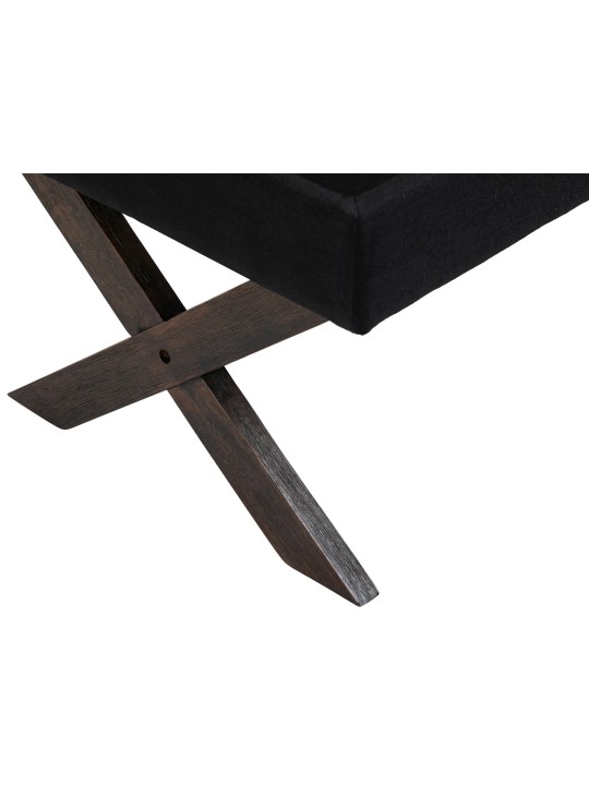 Banco Namaro tela antigua, negro