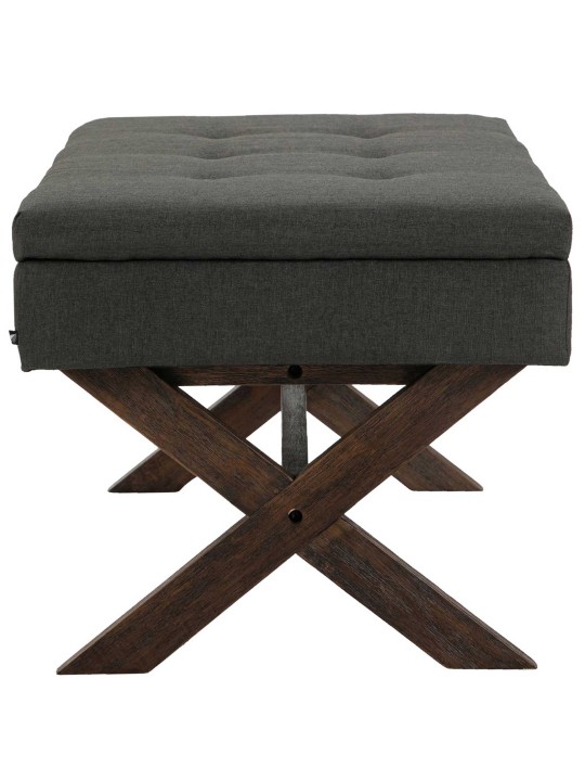 Banco Namaro tela antigua, gris oscuro Banco Namaro tela antigua, gris oscuro