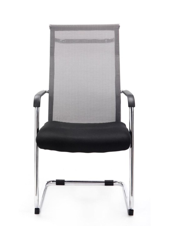 Juego de 2 sillas de visita Brenda, gris