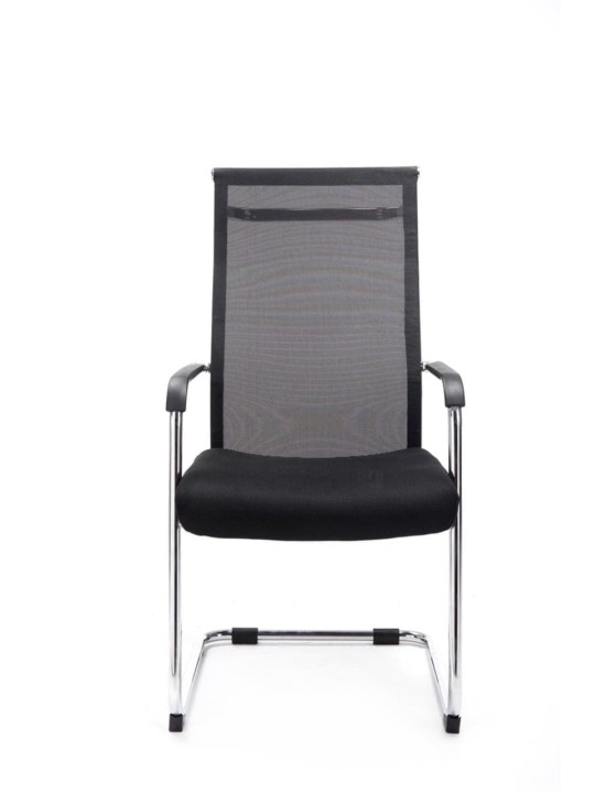 Juego de 2 sillas de visita Brenda, negro