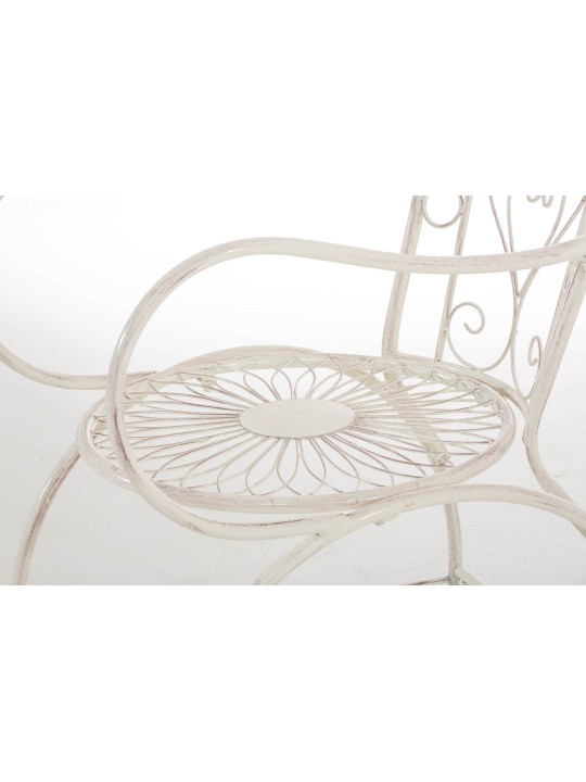 Conjunto de 2 sillas Sheela, crema antiguo