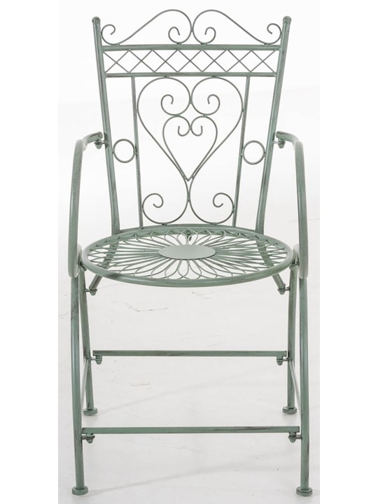 Conjunto de 2 sillas Sheela, verde antiguo Conjunto de 2 sillas Sheela, verde antiguo