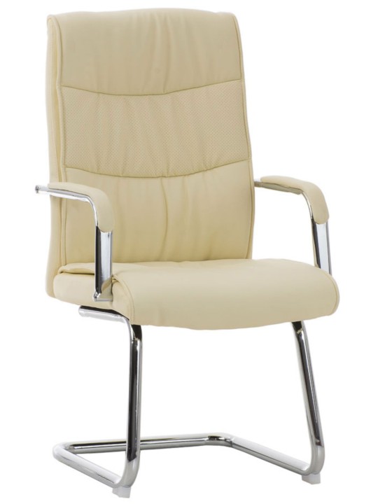 Conjunto de 2 sillas Caro, crema