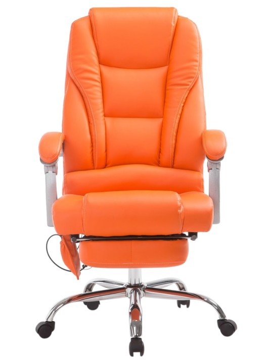 Silla de oficina Pacific con función de masaje, naranja Silla de oficina Pacific con función de masaje, naranja