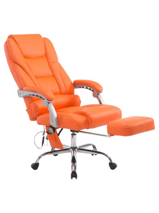Silla de oficina Pacific con función de masaje, naranja Silla de oficina Pacific con función de masaje, naranja