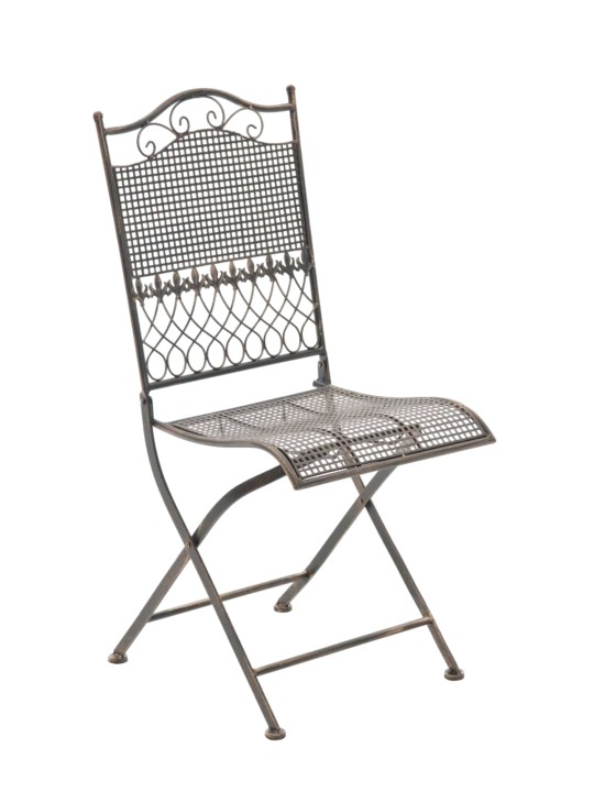 Juego de 2 sillas de jardín Kiran, bronce