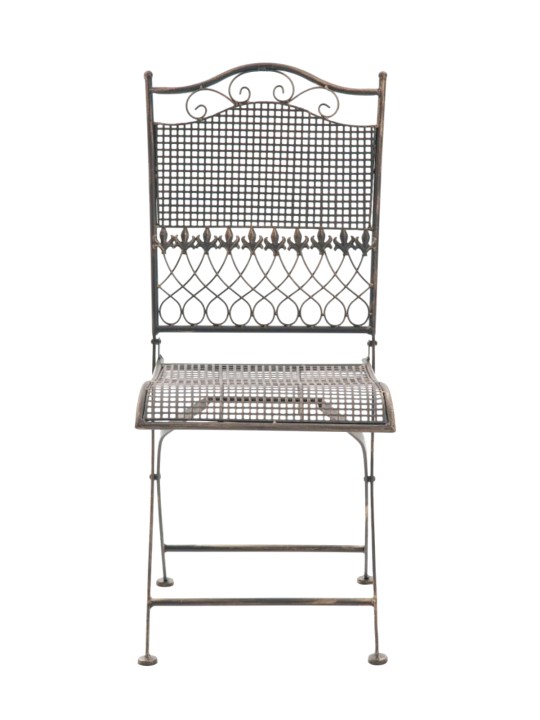 Juego de 2 sillas de jardín Kiran, bronce
