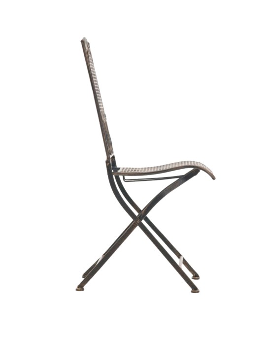 Juego de 2 sillas de jardín Kiran, bronce