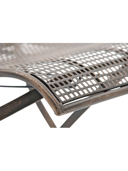 Juego de 2 sillas de jardín Kiran, bronce