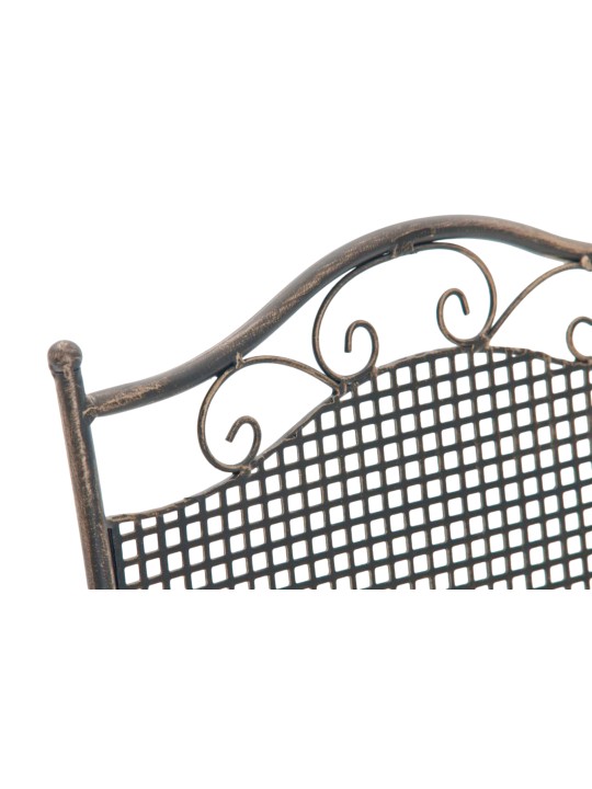 Juego de 2 sillas de jardín Kiran, bronce
