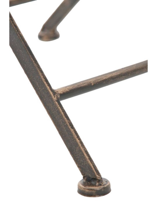 Juego de 2 sillas de jardín Kiran, bronce