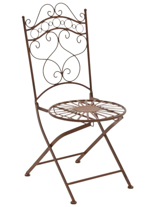 Conjunto de 2 sillas Indra, marrón antiguo