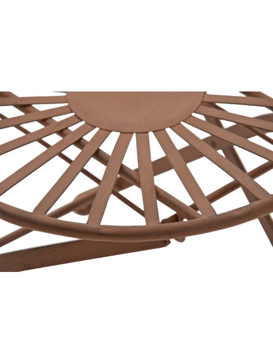 Conjunto de 2 sillas Indra, marrón antiguo