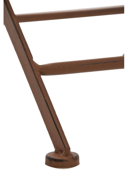 Conjunto de 2 sillas Indra, marrón antiguo