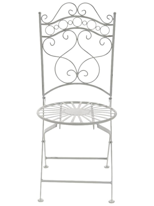 Conjunto de 2 sillas Indra, blanco antiguo