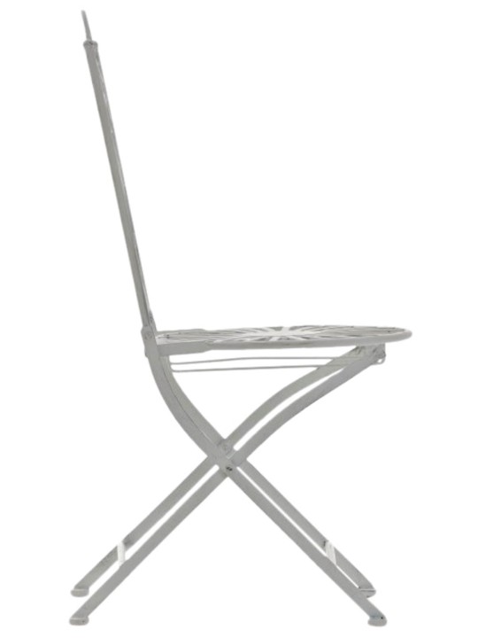 Conjunto de 2 sillas Indra, blanco antiguo