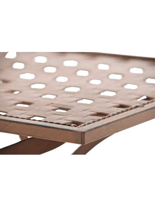 Conjunto de 2 sillas plegables Asina, marrón antiguo