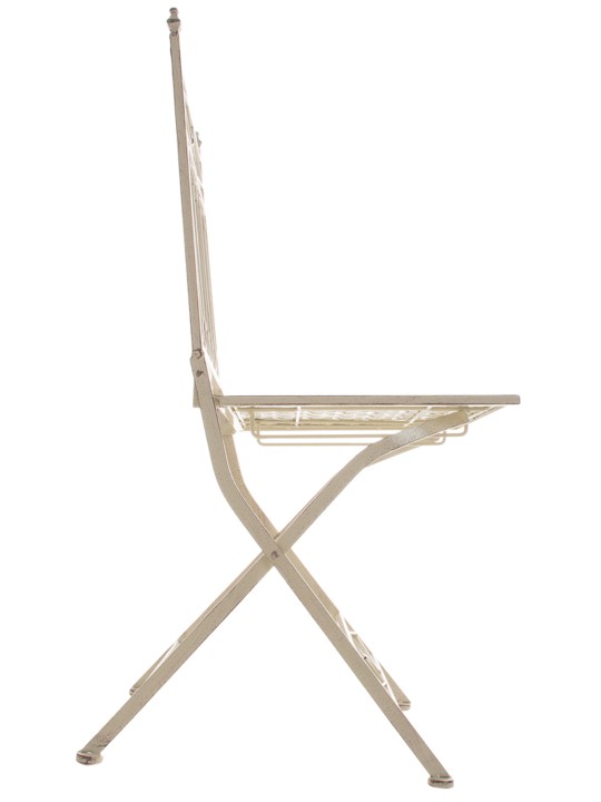 Conjunto de 2 sillas plegables Asina, crema antiguo