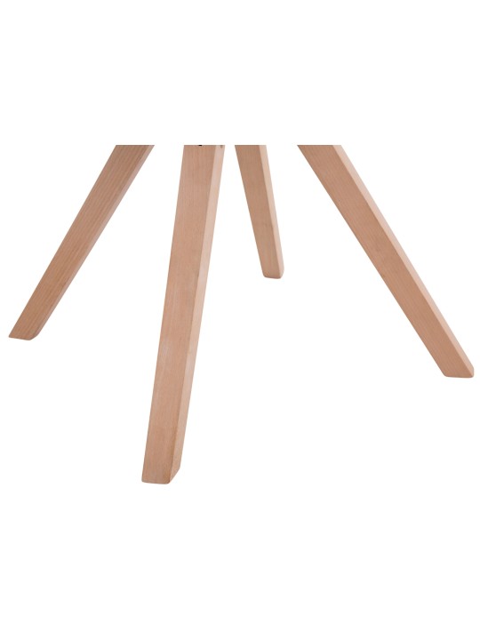 Juego de 4 sillas de visita tela Toulouse Square Natura, taupe