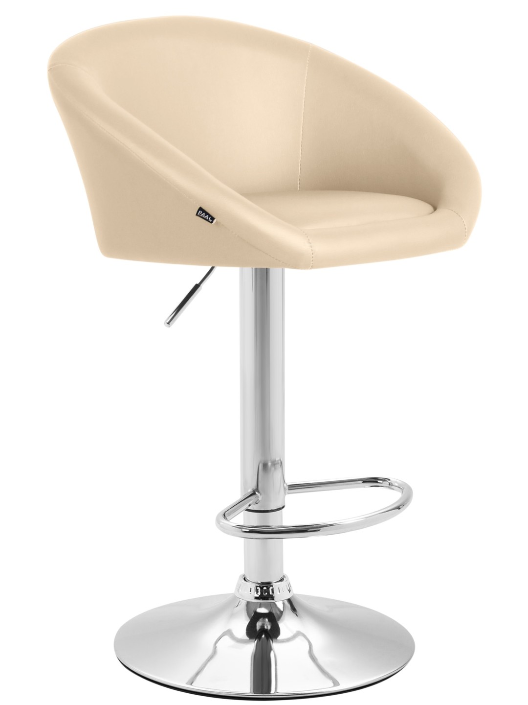 Taburete de bar Miami V2 C, crema