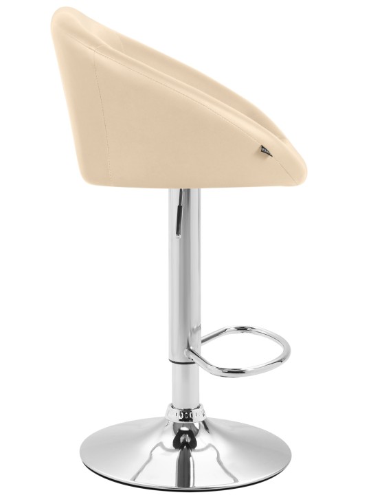 Taburete de bar Miami V2 C, crema