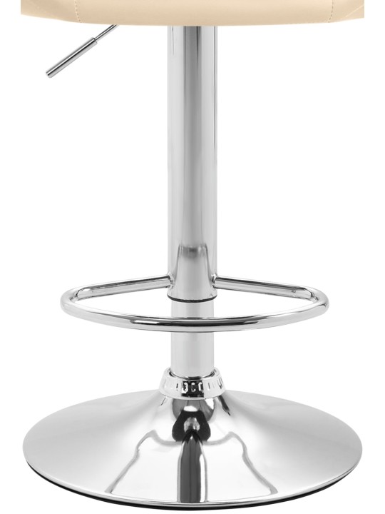 Taburete de bar Miami V2 C, crema