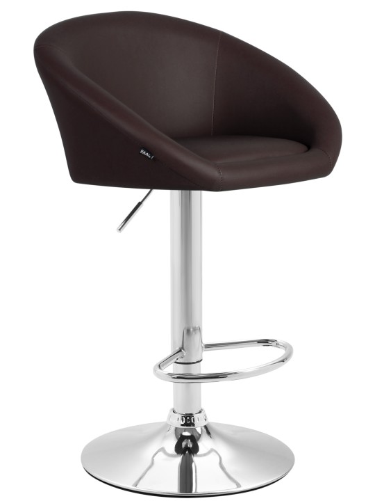 Taburete de bar Miami V2 C, marrón