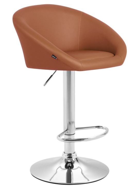 Taburete de bar Miami V2 C, marrón claro