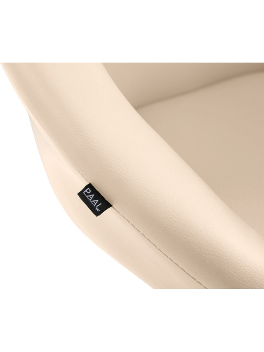 Juego de 2 taburetes de bar Miami V2 piel sintética C, crema Juego de 2 taburetes de bar Miami V2 piel sintética C, crema