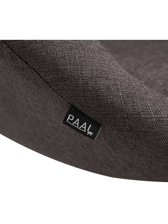 Juego de 2 taburetes de bar Miami V2 tela cromo, gris oscuro Juego de 2 taburetes de bar Miami V2 tela cromo, gris oscuro