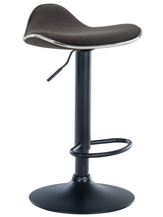 Taburete de bar tela Shanghai, gris oscuro Taburete de bar tela Shanghai, gris oscuro