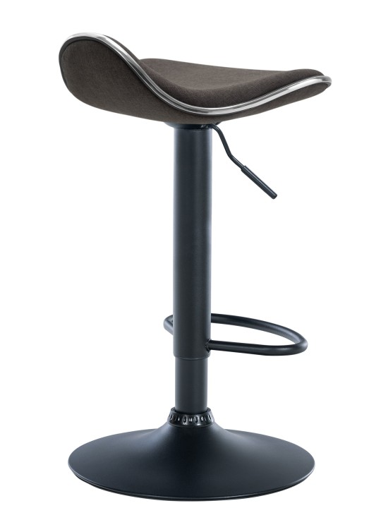 Taburete de bar tela Shanghai, gris oscuro Taburete de bar tela Shanghai, gris oscuro