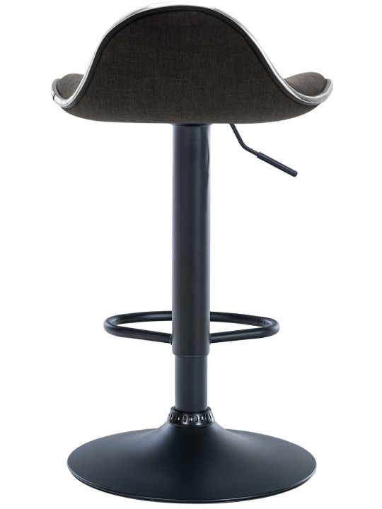 Taburete de bar tela Shanghai, gris oscuro Taburete de bar tela Shanghai, gris oscuro