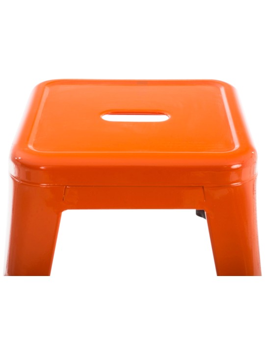 Juego de 4 taburetes Armin, naranja Juego de 4 taburetes Armin, naranja